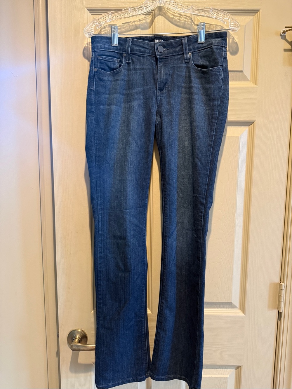 PAIGE Dark Blue Flare Jeans